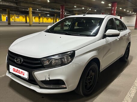 2020 Lada (ВАЗ) Vesta I, белый, 890000 рублей, вид 1
