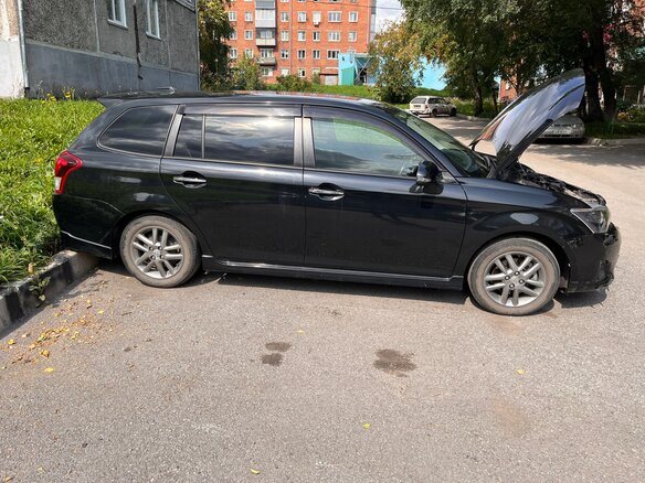 2013 Toyota Corolla Fielder XI (E160, E170, E180), чёрный, 1150000 рублей - вид 3