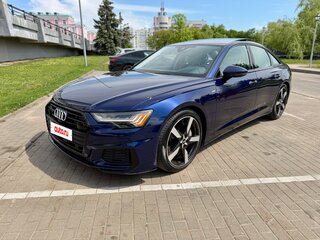 2020 Audi A6 55 TFSI V (C8), синий, 3500000 рублей, вид 2