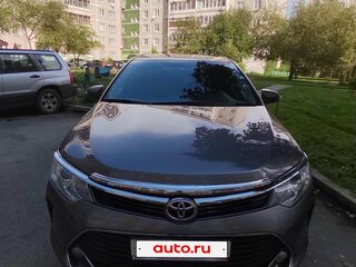 2016 Toyota Camry VII (XV50) Рестайлинг, серый, 1460000 рублей, вид 2
