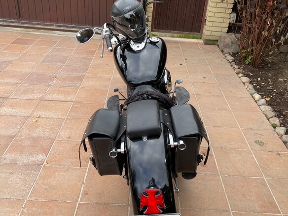 1996 Yamaha XVS400 Drag Star, чёрный, 300000 рублей - вид 7