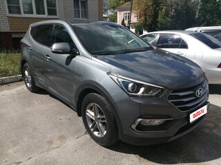 2017 Hyundai Santa Fe III Рестайлинг, серый, 2400000 рублей, вид 1