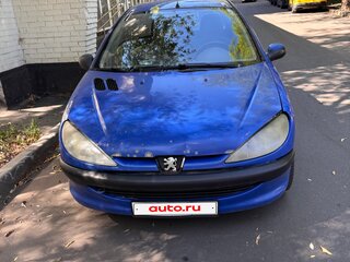 2003 Peugeot 206, синий, 120000 рублей, вид 1