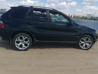 2003 BMW X5 3.0i I (E53) Рестайлинг, чёрный, 950000 рублей, вид 3