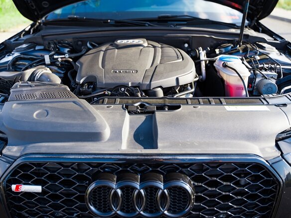 2014 Audi A4 IV (B8) Рестайлинг, чёрный - вид 9