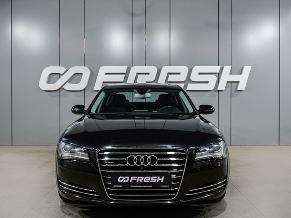 2012 Audi A8 Long III (D4), чёрный, 1899000 рублей - вид 2