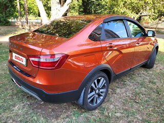 2019 Lada (ВАЗ) Vesta Cross I, оранжевый, 890000 рублей, вид 4