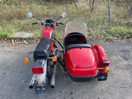 1977 Jawa 350/634, красный, 180000 рублей, вид 4