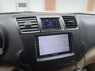 2011 Toyota Highlander II (XU40) Рестайлинг, чёрный, 2290000 рублей, вид 2