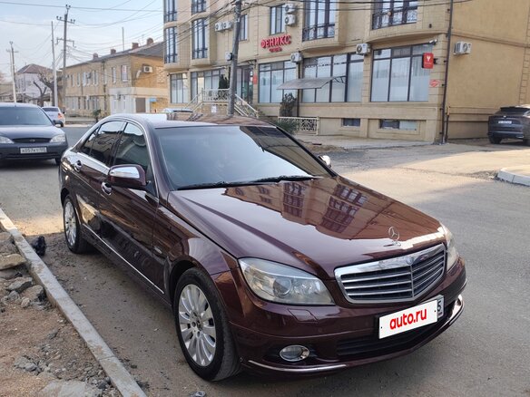 2008 Mercedes-Benz C-Класс 180 Kompressor III (W204), пурпурный, 1050000 рублей - вид 4