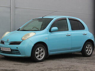 2008 Nissan March III (K12), голубой, 397000 рублей, вид 5