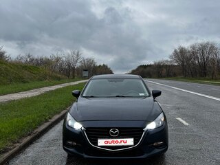 2017 Mazda 3 III (BM) Рестайлинг, синий, 1250000 рублей, вид 2