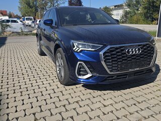 2022 Audi Q3 Sportback 35 TFSI MHEV II (F3), синий, 3200000 рублей, вид 2