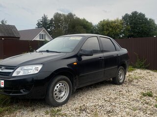 2013 Lada (ВАЗ) Granta I, чёрный, 260000 рублей, вид 1