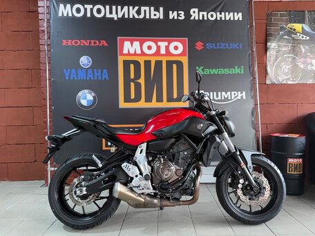 2014 Yamaha MT-07 (FZ-07), красный, 720000 рублей, вид 2