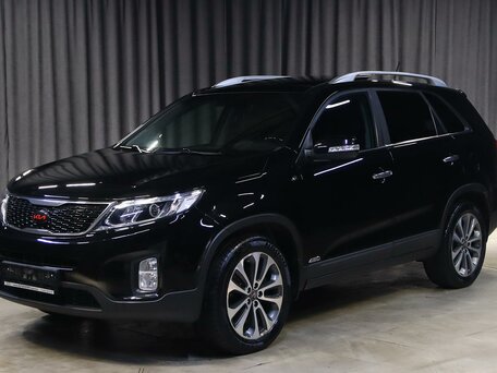 2013 Kia Sorento II Рестайлинг, чёрный, 1399000 рублей, вид 1