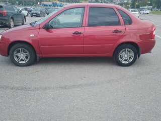 2006 Lada (ВАЗ) Kalina I, красный, 285000 рублей, вид 4