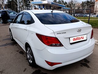 2016 Hyundai Solaris I Рестайлинг, белый, 760000 рублей, вид 4