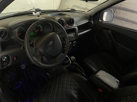 2013 Lada (ВАЗ) Granta I, чёрный - вид 15