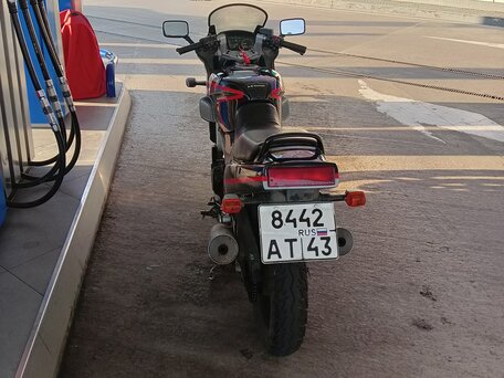 1993 Kawasaki GPZ 500, красный, 210000 рублей, вид 4