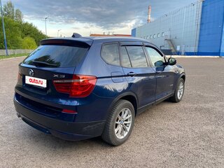 2014 BMW X3 20i xDrive II (F25), синий, 1700000 рублей, вид 4