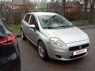 2007 Fiat Punto III Grande Punto, серебристый, 350000 рублей, вид 3