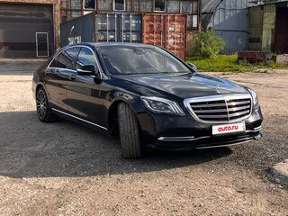 2019 Mercedes-Benz S-Класс 350 d Long VI (W222, C217) Рестайлинг, чёрный, 4999999 рублей, вид 2