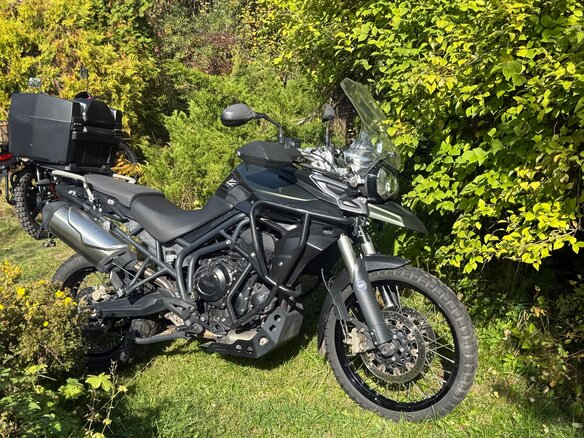 2013 Triumph Tiger 800, зелёный, 700000 рублей - вид 11