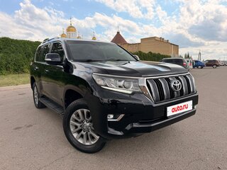 2019 Toyota Land Cruiser Prado 150 Series Рестайлинг 2, чёрный, 4199000 рублей, вид 3