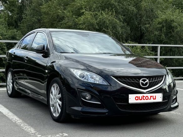 2011 Mazda 6 II (GH) Рестайлинг, чёрный, 1220000 рублей