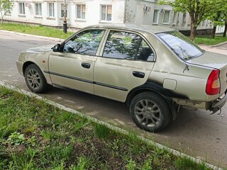 2005 Hyundai Accent ТагАЗ II, бежевый, 400000 рублей, вид 4