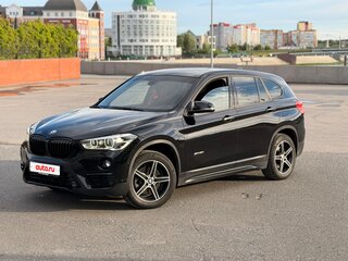 2016 BMW X1 20i xDrive II (F48), чёрный, 1770000 рублей, вид 1