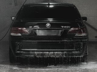 2006 BMW 7 серии 740i IV (E65/E66) Рестайлинг, чёрный, 1050000 рублей, вид 1