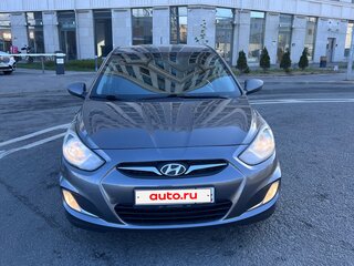 2011 Hyundai Solaris I, чёрный, 630000 рублей, вид 2