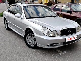 2002 Hyundai Sonata IV (EF) Рестайлинг, серебристый, 299999 рублей, вид 3