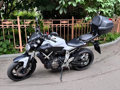 2014 Yamaha MT-07 (FZ-07), белый, 670000 рублей, вид 1