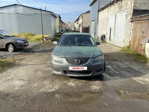 2006 Mazda 3 4-speed I (BK) Рестайлинг, серый, 620000 рублей - вид 3