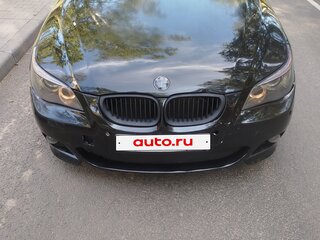 2007 BMW 5 серии 520d V (E60/E61) Рестайлинг, чёрный, 850000 рублей, вид 2