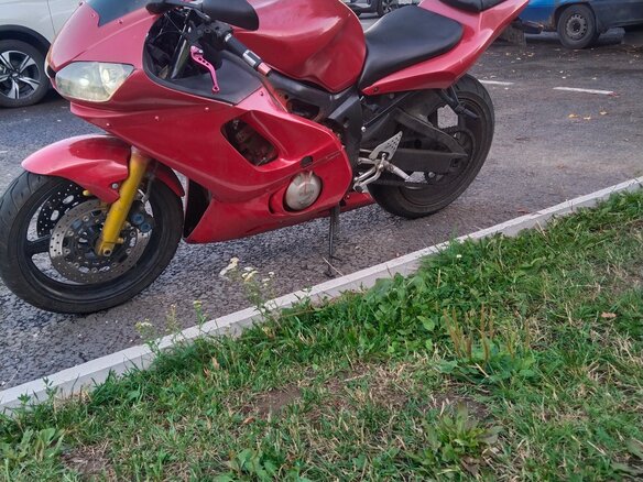 2000 Yamaha YZF-R6, красный, 330000 рублей - вид 1