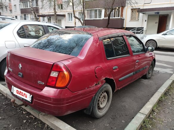 2001 Renault Clio II, красный - вид 6