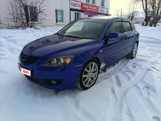 2007 Mazda 3 I (BK) Рестайлинг, синий, 450000 рублей, вид 1