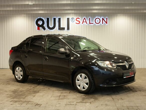 2015 Renault Logan II, чёрный - вид 4