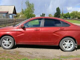 2017 Lada (ВАЗ) Vesta I, красный, 650000 рублей, вид 3
