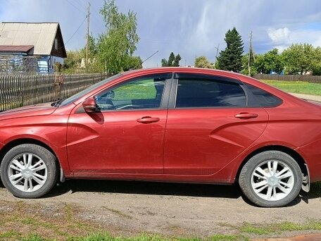 2017 Lada (ВАЗ) Vesta I, красный, 580000 рублей, вид 3