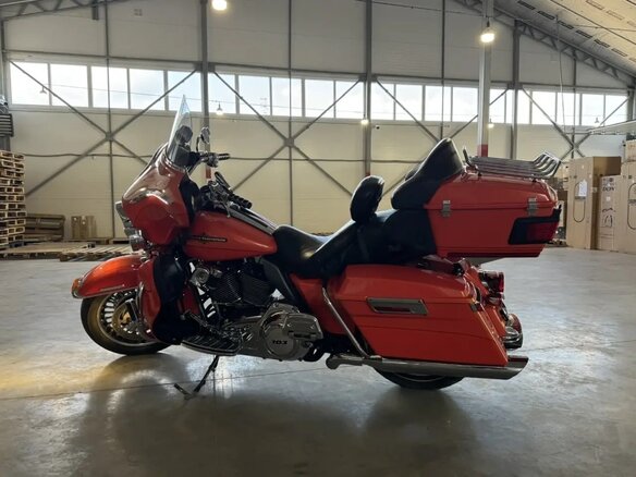 2012 Harley-Davidson Electra Glide, оранжевый, 880000 рублей - вид 12