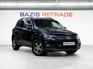 2012 Volkswagen Tiguan I Рестайлинг, синий, 999000 рублей, вид 3