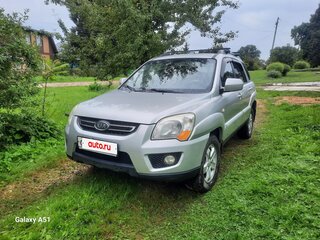 2008 Kia Sportage II Рестайлинг, серебристый, 730000 рублей, вид 1