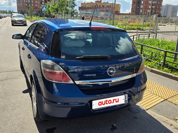 2008 Opel Astra H Рестайлинг, синий, 350000 рублей - вид 4