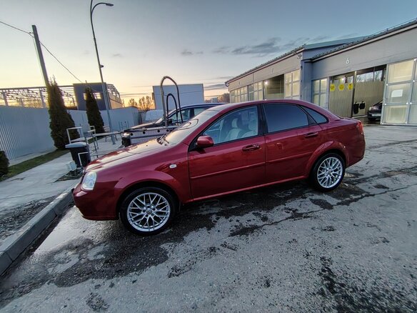 2007 Chevrolet Lacetti I, красный, 350000 рублей - вид 4