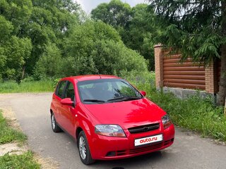 2007 Chevrolet Aveo I, красный, 400000 рублей, вид 3